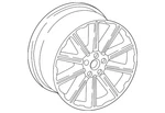 Genuine Audi Wheel Alloy 4M0-601-025-DM New. Price: $1246.46.