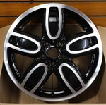 ALY86240 Mini Cooper Wheel/rim Black Machined #36116858900 2018-2023 Remanufactured. Price: $299.95.