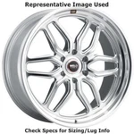Weld Racing S11429589P25 Laguna 6 Rear 22"X9.5" Wheel - Gloss Silver Machined New. Price: $675.00.