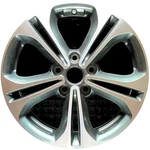 Wheel Rim Kia Forte 17 2014-2016 52910A7450 Machined Oem Factory 74678 Remanufactured. Price: $184.00.