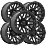 (set Of 5) Fuel FC881 Surge 20X10 6X5.5" -18MM Double Black Wheels Rims 20" Inch New. Price: $2120.00.