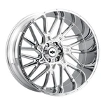 22X14 Vision 404 Brawl Chrome Wheel 6X5.5 (-76MM) New. Price: $698.81.