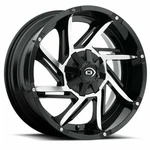 20" Vision 422 Prowler Gloss Black Machined Face 20X12 Wheel 6X5.5 (6X139.7) -51 New. Price: $305.33.
