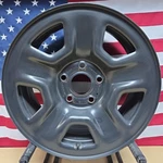 Jeep Wrangler 2018-2025 Black Steel Wheel Rim 17X7.5 Oem Factory 5VH22TRMAB 9220 Used. Price: $129.99.