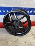 2001 Corvette Z06 Single (1) Front 17 X 9.5 Wheel Alcoa Used. Price: $175.00.