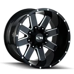 Ion Wheels 17X9 +18 Gloss Black Milled 5X127 5X139.7 (qty 1) 141-7952M18 New. Price: $256.00.