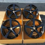 18 Porsche Macan Factory Oem Wheels Rims Original Gloss Black 4 Stagger New. Price: $1680.00.