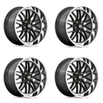 Set Us Mag U138 Santa Cruz 20X8.5 5X4.75 Black Diamond Wheels 20" 6MM Rims New. Price: $1768.00.