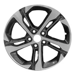 18X7.5 Split Spoke Alloy Wheel Machined And Painted Black Metallic 42727447 Remanufactured. Price: $260.89.