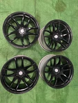 Vordoven Forme Black 19X9.5+22 19X10.5 5X114.3 Staggered (read Description) Used. Price: $600.00.