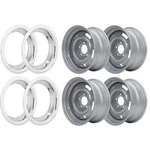 Gm Style 15 Inch Rally Wheel, On 4.75 Bp & Beauty Rings New. Price: $441.99.
