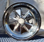 Porsche Fuchs 16" Oem 16X7 Chrome Rim Wheel 91136102044 Used. Price: $659.99.
