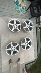 06 Chevy Corvette C6 Wheel Rim 18X8.5" Front Silver Spoke Used. Price: $450.00.