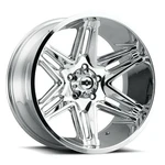 20" Vision 363 Razor Chrome 20X10 Wheel 6X5.5 (6X139.7) -25MM Rim New. Price: $540.62.