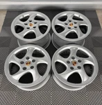 Oem 18" Porsche Hollow Spoke Turbo Twist Wheels 993 911 996 Genuine Used. Price: $4745.25.