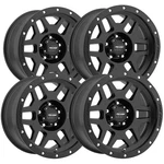 (set Of 4) Pro Comp PA41 Phaser 18X9 6X5.5" +12MM Satin Black Wheels Rims New. Price: $1113.96.