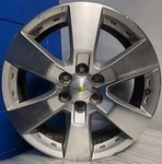 Oem 2009-2015 Chevy Traverse 20X7.5 Silver Machined Spoke Rim Aly 5406 Used. Price: $159.00.