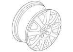 Genuine Volkswagen Wheel 2GJ601025A 8Z8 New. Price: $429.48.