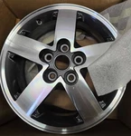 16" Machined And **grey** Aluminum Wheel Rim For 2004-2007 Saturn Vue Remanufactured. Price: $89.00.