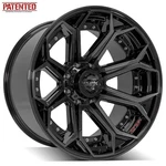 22" 4PLAY 4P80R Gloss Black Brushed Face & Tinted Clear 22X10 8X180 -24MM Wheel New. Price: $575.00.