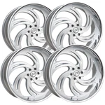 (set Of 4) Pinnacle P300 Pheonix 26X10 6X5.5" +20MM Brushed/ssl Wheels Rims New. Price: $2450.96.
