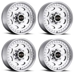 Set 4 16" Vision 81 Heavy Hauler Machined 16X6 Wheels 8X6.5 (8X165.1) 0MM Rims New. Price: $837.20.