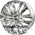 24" Chrome 2022 Escalade Platinum Replica Wheels Fits 2023 Chevy Tahoe 6X5.5 New. Price: $2299.99.