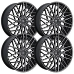 (SET-4) Massiv 925 Executive 26X9.5 5X127/5X139.7 13MM Black Wheels Rims Inch New. Price: $1876.00.