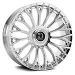Dolce Luxury Roma Wheels 22X10.5 (25, 5X114.3, 73.1) Chrome Rims Set Of New. Price: $2608.00.