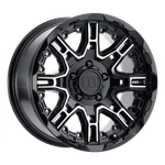 22X11.5 Level 8 Slingshot Gloss Black W/ Machined Face Wheel 5X5 (-44MM) New. Price: $218.70.