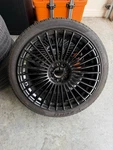 Niche Wheels With Pirelli Zero Run Flat Tires 20 Gloss Black X 9 Mercedes New. Price: $2500.00.