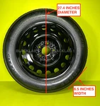 Compact Spare Tire 165/80D17" FITS:2023 2024 2025 2026 Honda Pilot New. Price: $219.00.