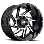 17X9 Vision Off-road 422 Prowler Black Machined Wheel 6X5.5 (12MM) New. Price: $227.01.