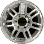 Hummer Machined Silver H3 Oem Wheel 2006-2009 16X7.5 Rim Factory 6304A Used. Price: $111.57.