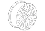 Genuine Gm F Wheel 84853171 New. Price: $503.45.