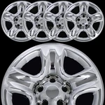Chrome 01-05 Toyota RAV4 16" Wheel Skins Hub Caps Spoke Steel Rim Covers New. Price: $84.99.