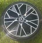 Hyundai Elantra Oem Aluminum Wheel 19 X 8 Cnc 2022-23 95466 W/michelin Tire Used. Price: $300.00.