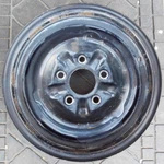 Vintage 1965 Gm 14" X Factory Steel Wheel. Lug 4.75" Bp. Code Nt. Used. Price: $149.99.