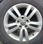 Volkswagen Tiguan 12-16 Wheel Rim 16X6.5 Alloy 5N0601025R Without Tire Used. Price: $100.00.