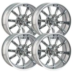 (SET-4) Ridler 650 20X8.5 5X114.3 0MM Chrome Wheels Rims Inch New. Price: $1510.45.
