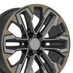 20X9 Gunmetal 5905 Wheel Fits Chevy Silverado Tahoe Suburban New. Price: $266.00.