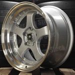 Mst MT-07 17X9 5X114.3 +20 Silver Machine Lip W/ Rivet Spokes Sport Wheels New. Price: $904.00.