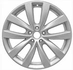 19" 19X8" Silver Aluminum Alloy Wheel Rim For 2009-2017 Volkswagen Vw Cc Remanufactured. Price: $225.79.