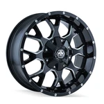 Mayhem 8015-2937M-8 Warrior Size: 20" X 9" Gloss Black New. Price: $292.49.