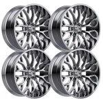 (SET-4) Tis 565C 20X10 6X139.7 -24MM Chrome Wheels Rims Inch New. Price: $2645.20.