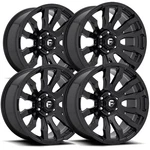 (set Of 4) Fuel D675 Blitz 16X8 6X5.5" +1MM Gloss Black Wheels Rims 16" Inch New. Price: $1036.00.
