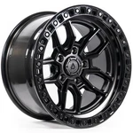 17X9 Arena A109 Hustle Satin Black Center Glossy Lip Wheel 5X5 (0MM) New. Price: $323.10.