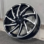 16" Ipw 104 Swirl Style Black Machine Wheels Rims Fits Toyota Yaris Tercel. Price: $559.00.