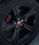 2018 F-pace Oe Wheel 20X8-1/2 5 Spoke Fluted Black Jaguar Used. Price: $277.72.