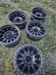 Chevy 18X9 Method Rims Used. Price: $700.00.